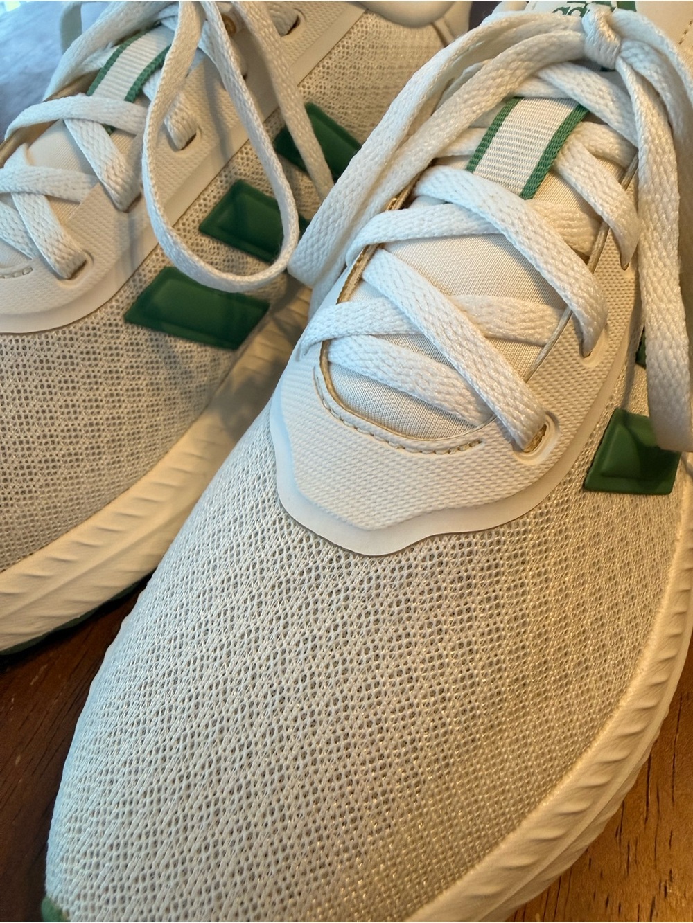 Adidas X_PLR Path Running Shoes Men 7 Women 8.5 White Dark Green IH0939 - Picture 7 of 10